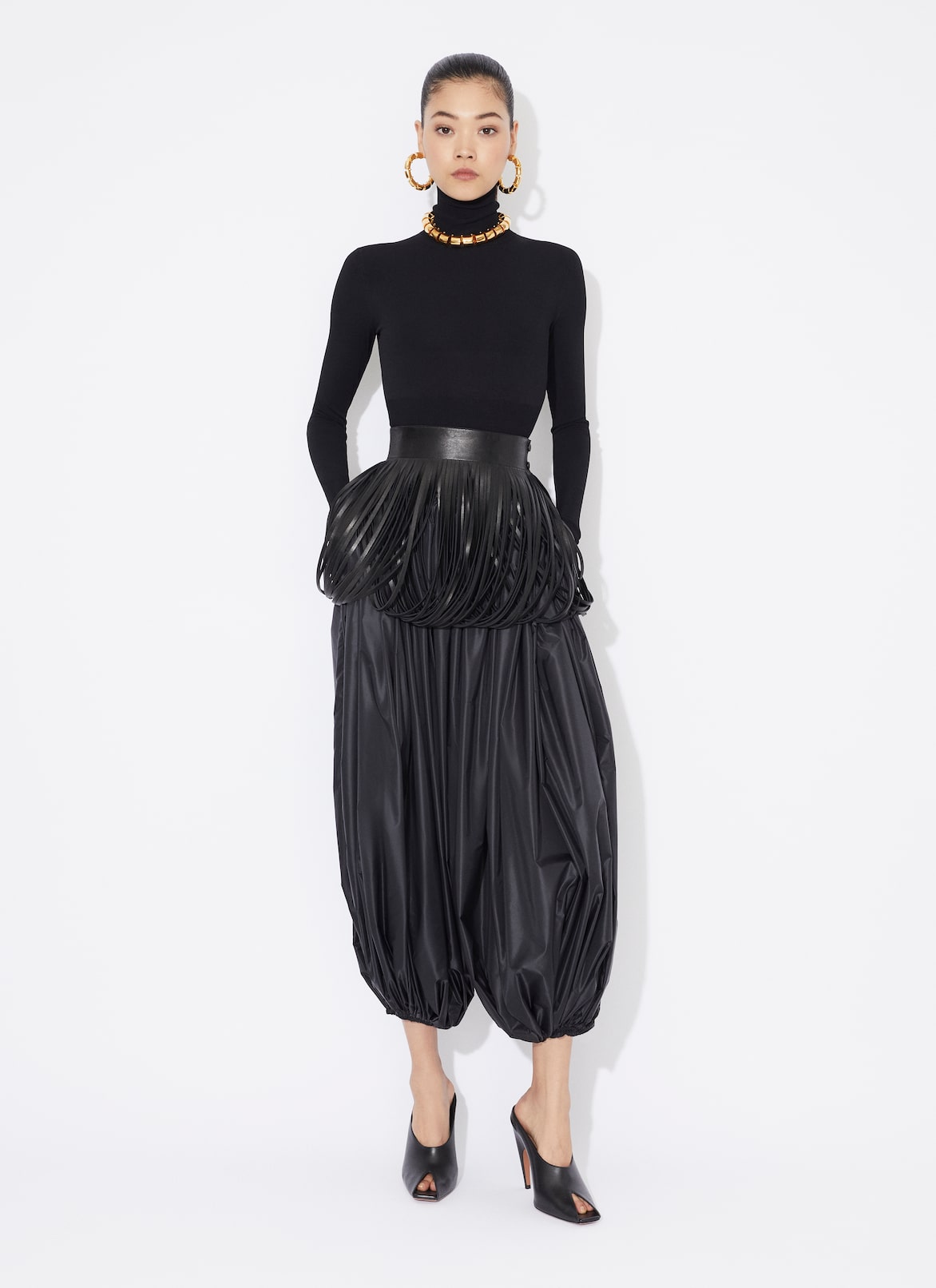 BALLOON TROUSERS ALAÏA BLACK BALLOON TROUSERS